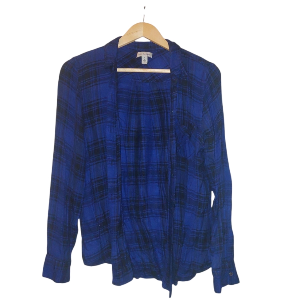 Calvin Klein Plaid Button Down Shirt